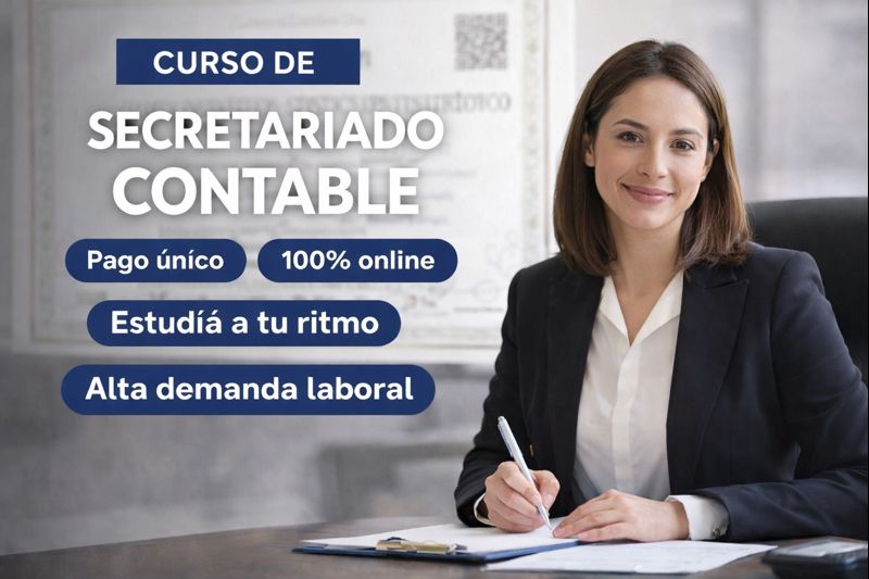 curso de secretariado contable online con certificación digital internacional
