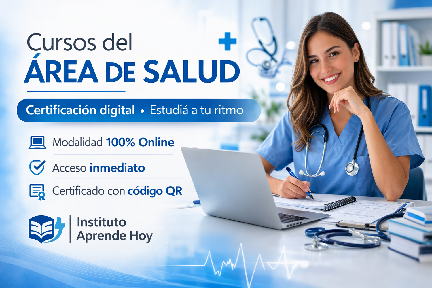 Formación profesional del área de salud 100% online