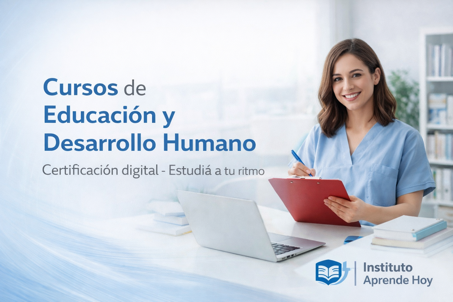 Formación en educación y desarrollo humano 100% online con certificación institucional