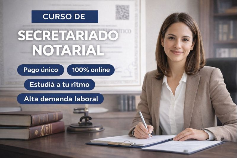 curso secretariado notarial online certificacion digital gestion documental legal