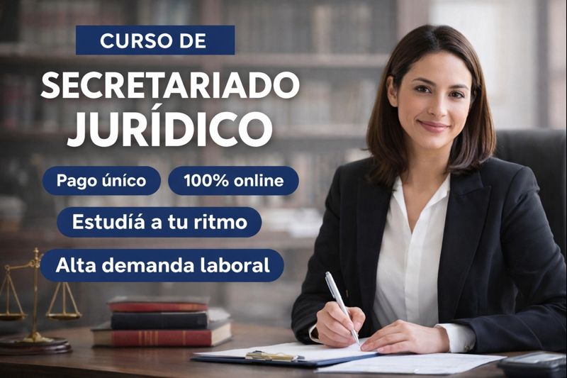 curso secretariado juridico online certificacion digital gestion legal administrativo